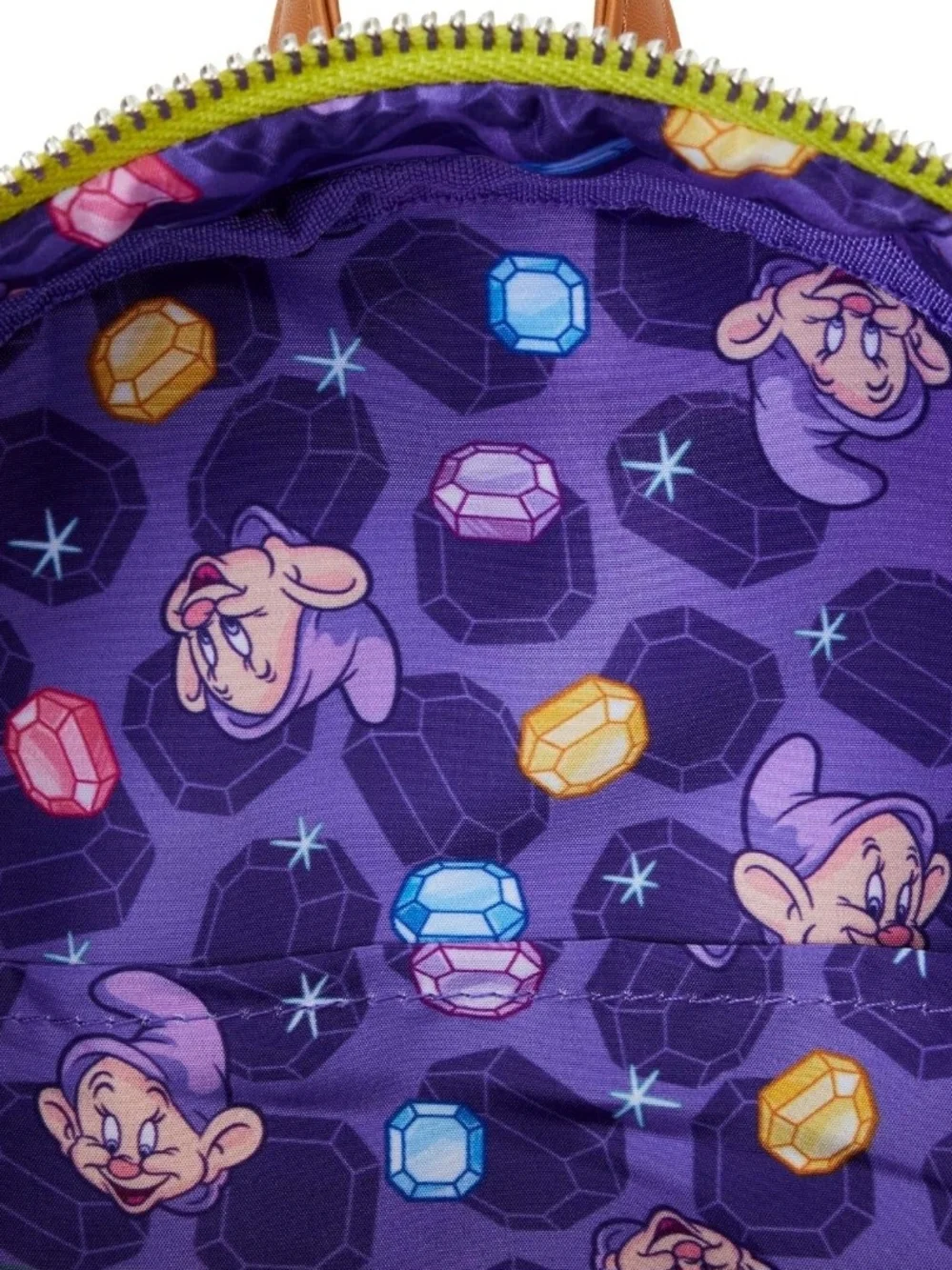 Loungefly Disney Snow White Dopey Diamond Backpack And Wallet Set. Nwt